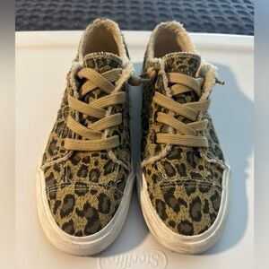 Leopard Sherpa Lined Blowfish Sneakers